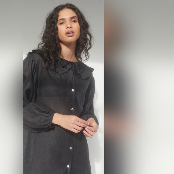 Aritzia Wilfred Splendour blouse size M new no tags - Picture 2 of 13